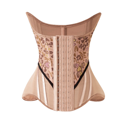 MISTHIN粉色豹纹束腰带收腹塑腰