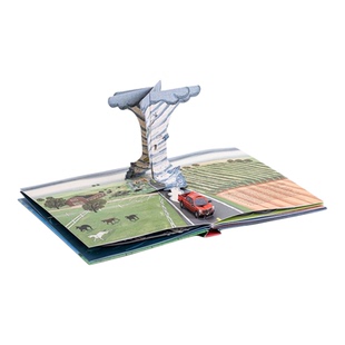 预售 英文立体书 天气 儿童季节认知启蒙 精装触摸故事书 原装进口书 送礼收藏 The Weather Pop-up Book Maike Biederstaedt