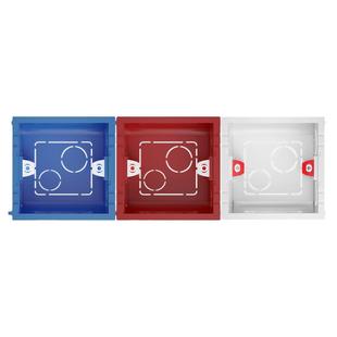 加厚86型开关插座PVC接线盒通用底盒埋线盒暗装 下线暗盒布线盒子