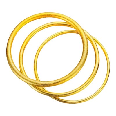 真金包银手镯纯实心不掉色可回收