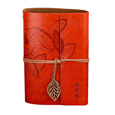 大都文化文创耕读系列三合一多功能钢笔水笔礼盒狼毫软头毛笔牛皮纸绑带活页笔记本刻字