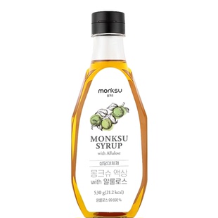 韩代直邮monksu液体阿洛酮代糖低卡0糖0脂肪咖啡伴侣榛子焦糖香草