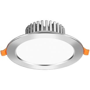 筒灯led天花灯家用客厅吊顶嵌入式12W9W4寸18w商用射灯全铝孔灯