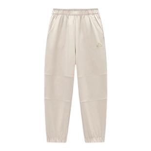 伯希和儿童软壳裤春季运动加绒裤男女童保暖裤子户外防风裤