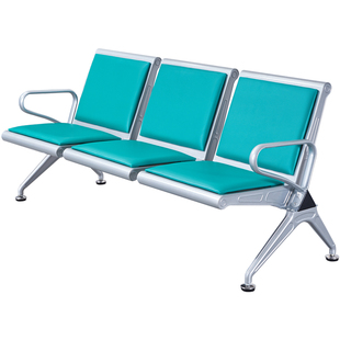 排椅三人位医用不锈钢输液椅公共机场椅座椅等候椅候诊椅连排椅子