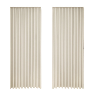 雪尼尔高温定型奶油丝绒黑金窗帘布全遮光卧室客厅现代奶油风加厚