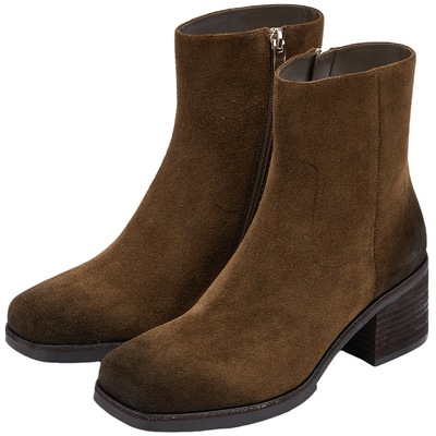 73hours高跟短靴气质踝靴