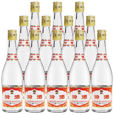 55度黄盖铝盖汾475ml*12瓶酒汾酒