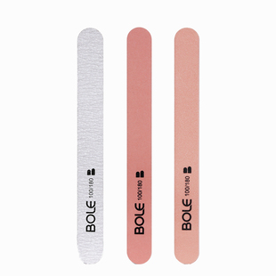 Bole搏乐磨指甲砂条粗抛光搓条耐磨美甲工具全套海绵修指甲锉专用
