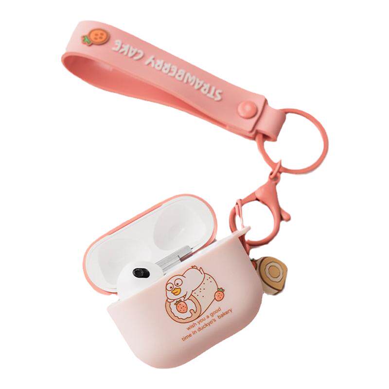小刘鸭杂货铺airpods3保护套耳机套苹果第三代硅胶软壳耳机壳新款