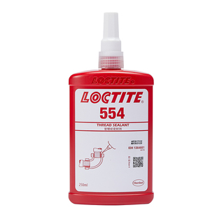 乐泰554管螺纹密封胶制冷系统腐蚀耐溶剂汉高乐泰554胶水250ml