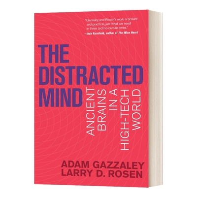 英文原版 The Distracted Mind 专注 把事情做到极致的艺术 英文版 进口英语原版书籍