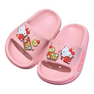 细细条 可爱hellokitty儿童拖鞋夏季女童时尚外穿eva三丽鸥凉拖鞋