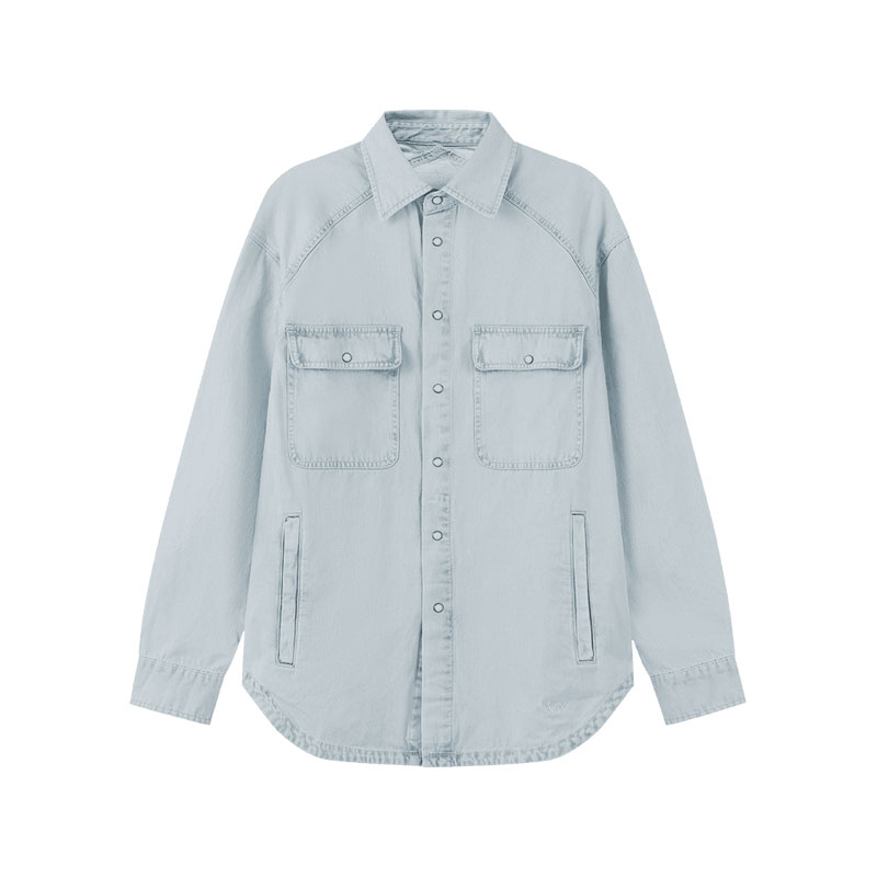 ArmaniExchange牛仔衬衫开衫