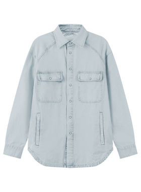 ArmaniExchange牛仔衬衫开衫