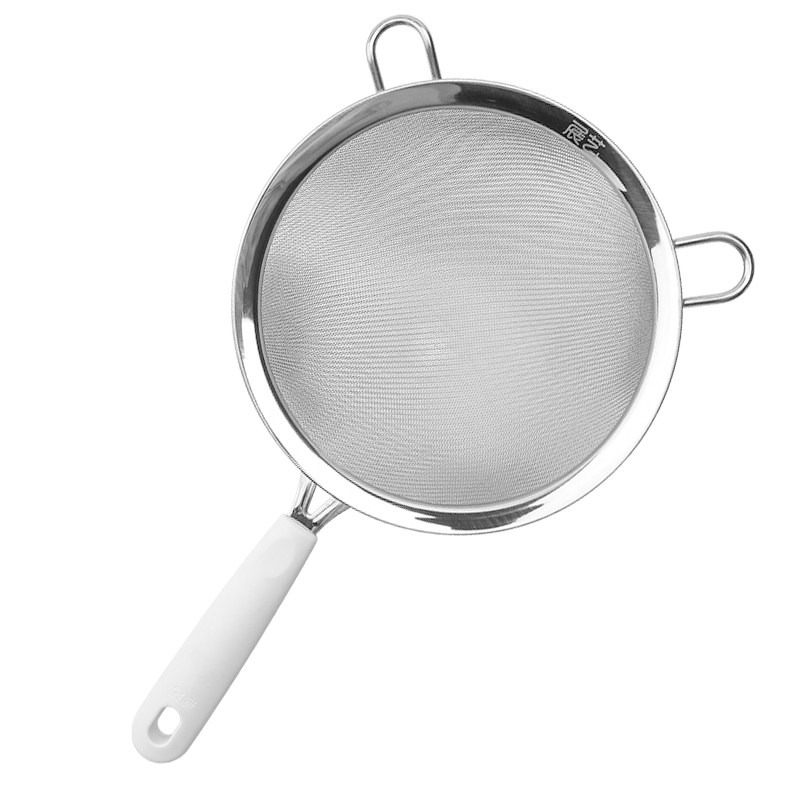 304不锈钢手持圆形雪花酥面粉筛