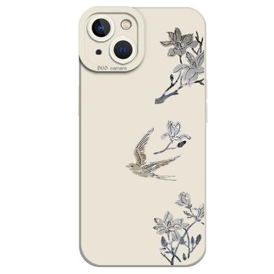 古风花鸟手机壳适用华为系列