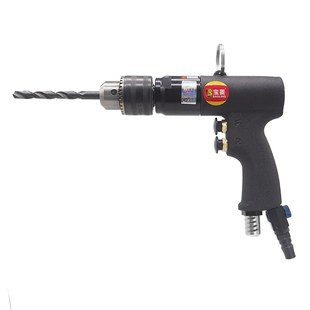 宝菱气动攻丝气钻打孔钻机回丝机顺丝功牙枪风动手枪钻3/8螺丝刀