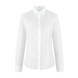 【商场同款+免烫】乔治白春秋女士长袖衬衫商务正装修身棉涤衬衣