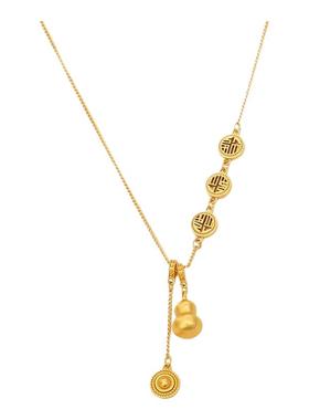 新中式福禄葫芦福字项链