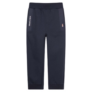 暇步士童装男童休闲加绒裤25冬新品中大童裤子宝宝儿童保暖运动裤