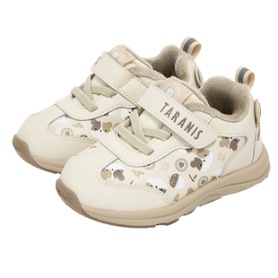 泰兰尼斯学步鞋冬季新款加绒保暖机能鞋男宝宝防滑软底运动鞋女童