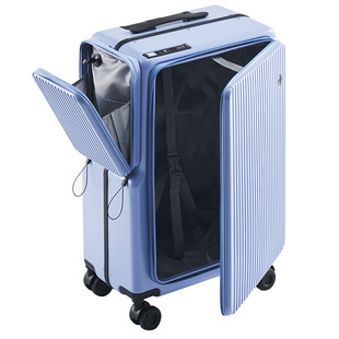 2026新款前置开口行李箱24侧开盖铝框20寸男旅行登机密码拉杆箱子