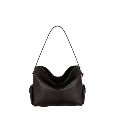 CYWE头层植鞣牛皮大容量通勤包