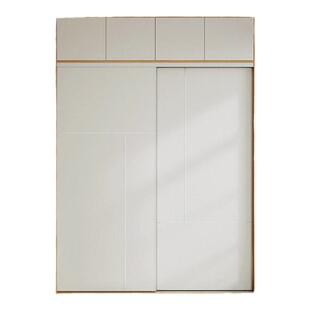 林氏简约小户型推拉门衣柜卧室家用省空间床边衣橱家居林氏木业