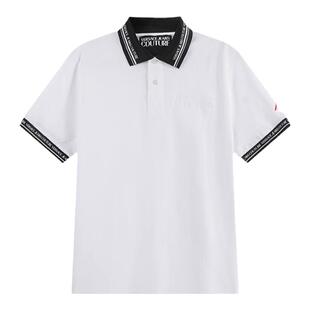 【甄品精选】VJC范思哲 男士LOGO刺绣短袖POLO衫 76GAGT09 CJ01T