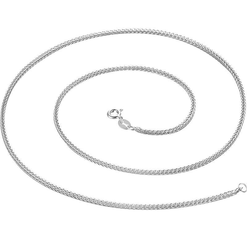 老银匠肖邦银链925银项链女士无吊坠纯银链男50-60CM素银链粗链子