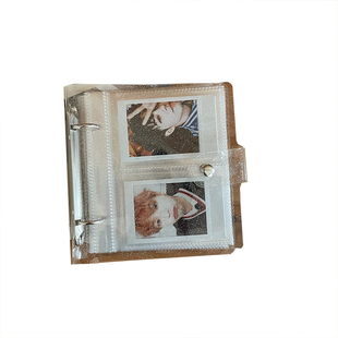 韩国ins透明相册拍立得mini宽幅相片3寸4寸5寸6寸收纳追星小卡