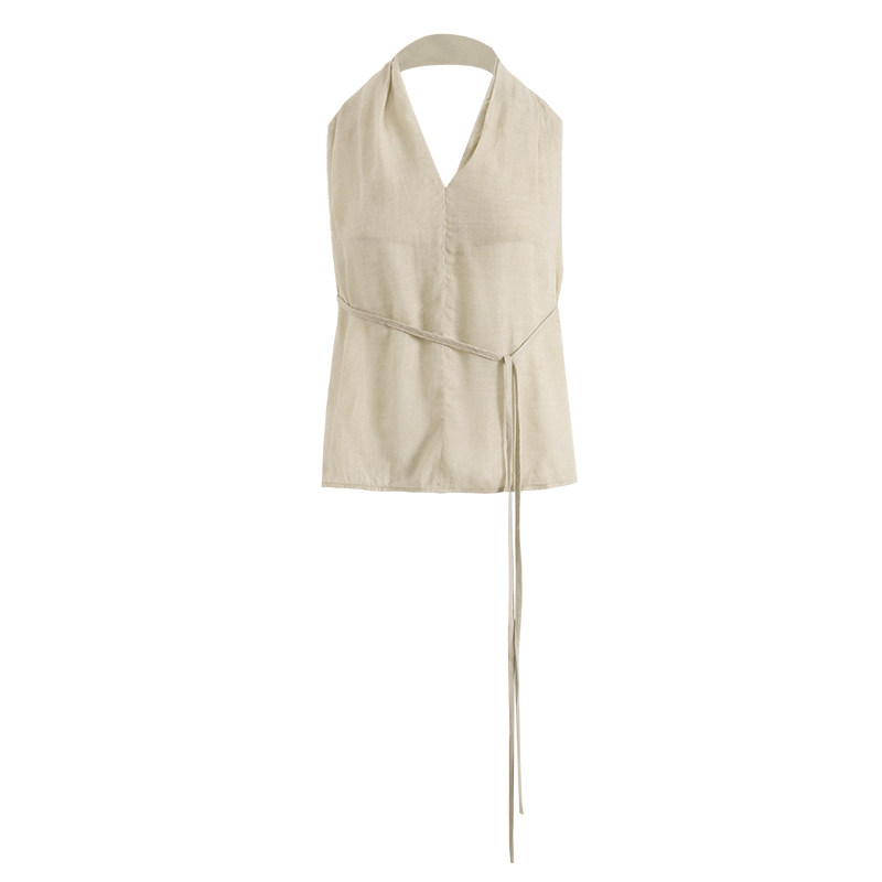 NONRESTRAIN法式背心阔腿裤套装