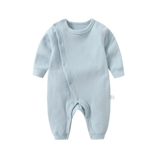 德绒连体衣婴儿秋冬宝宝薄绒加绒加厚无骨打底内穿连体保暖内衣冬