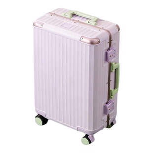 OCE多巴胺撞色行李箱20寸旅游铝合金拉杆箱海关锁飞机防撞旅行箱