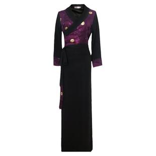 新款夏季藏装女西藏民族服藏袍康巴藏服拼色锅庄不丹长裙安多博拉