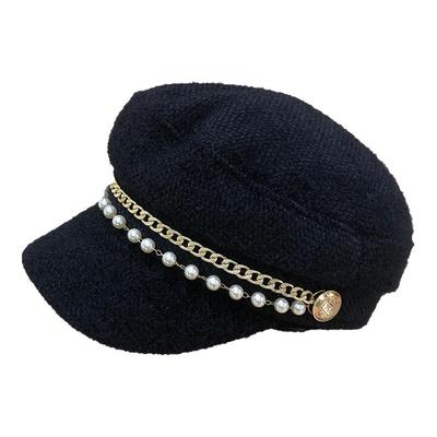 平顶报童帽韩版百搭鸭舌帽子潮