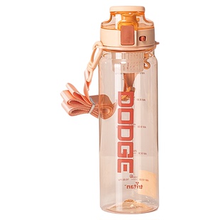 道奇新款Tritan材质随手杯女学生高颜值运动便携塑料吸管茶漏水杯