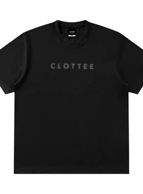 CLOT莫代尔logo印花短袖T恤