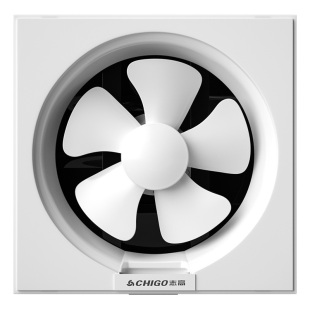 志高排气扇强力排风扇静音换气扇厨房家用油烟抽风机方形卫生间