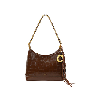 南风Chio2nd 金贵假日托特包包女石头纹链条单肩腋下包通勤斜挎包