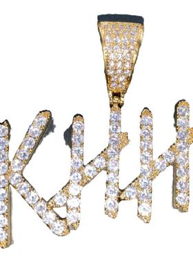 吊坠项链锆石欧美可定制