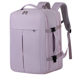 短途旅游背包可扩容行李包大容量学生书包女出差电脑包双肩包男士