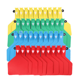 耐尔尼进口牛耳标识别牌耳号牌连体耳标单片式一体式大号奶牛耳标