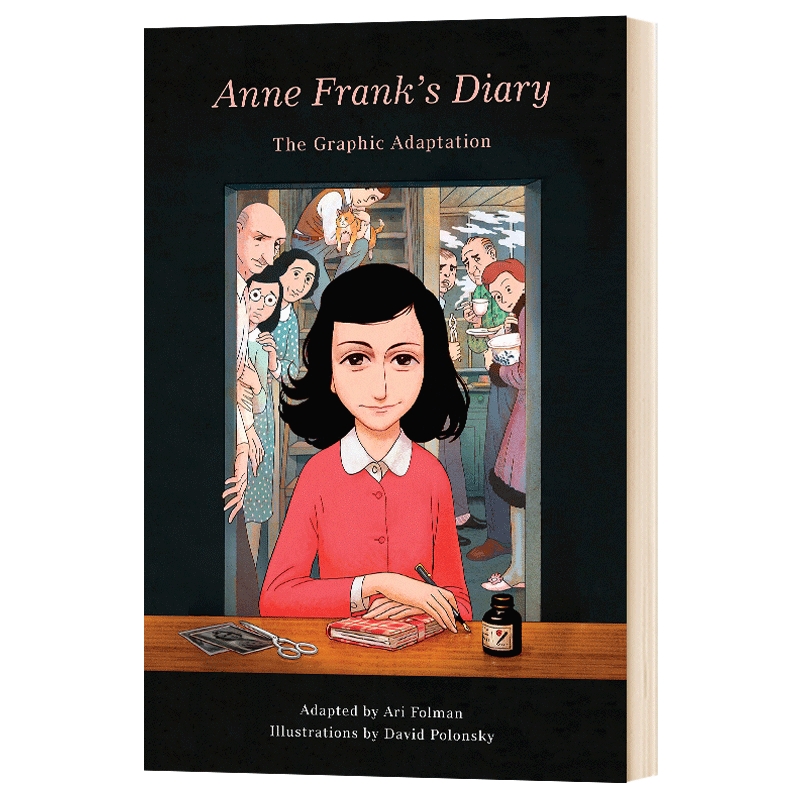 英文原版 Anne Frank's Diary: The Graphic Adaptation 安妮日记漫画版 精装 英文版