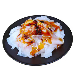 贵州凉皮新鲜贵阳凉米皮卷粉剪粉开袋即食送调料街边小吃商用批发