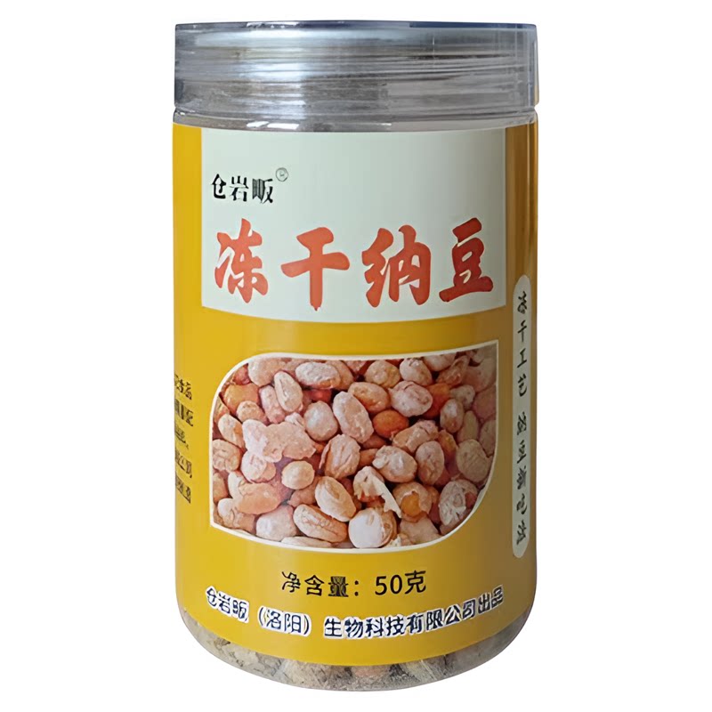 国产仓岩畈冻干纳豆每瓶50g
