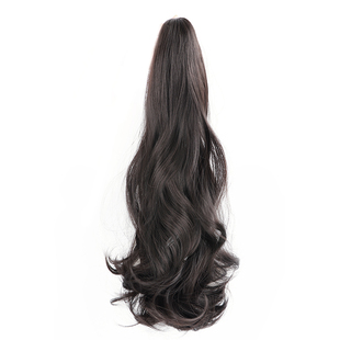 马尾假发女长卷发仿真发抓夹大波浪高马尾网红自然蓬松辫子假马尾