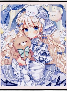 钻石画2023新款可爱女孩手工粘钻