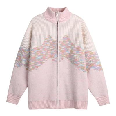 TIRED开衫立领宽松针织衫